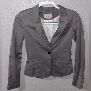 H&M Charcoal Women's Blazer Sz 2